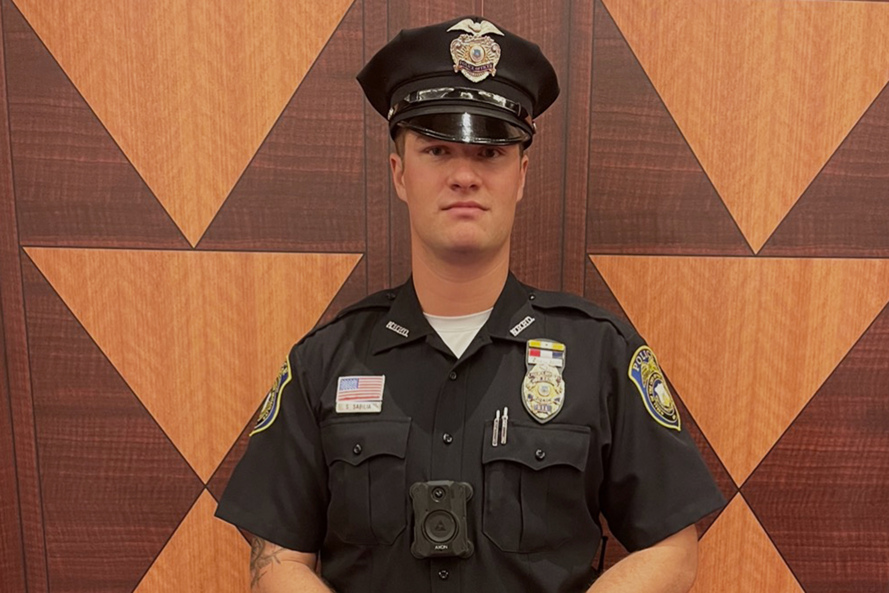 Officer Sam Sabilia became a police officer