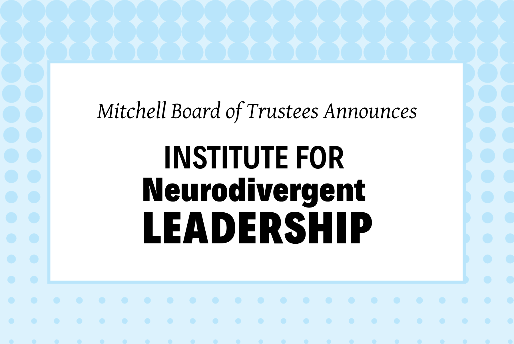 Institute for Neurodivergent Leadership