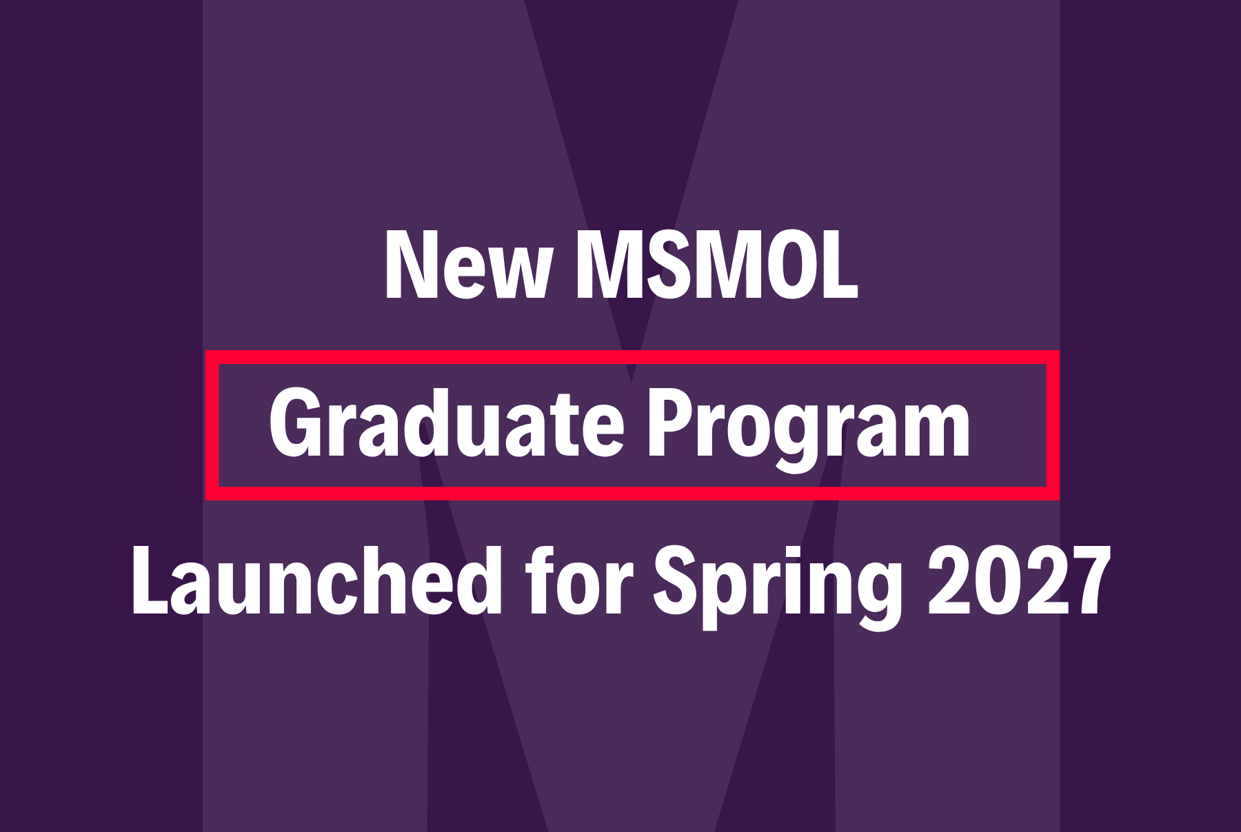 MSMOL Graduate Program
