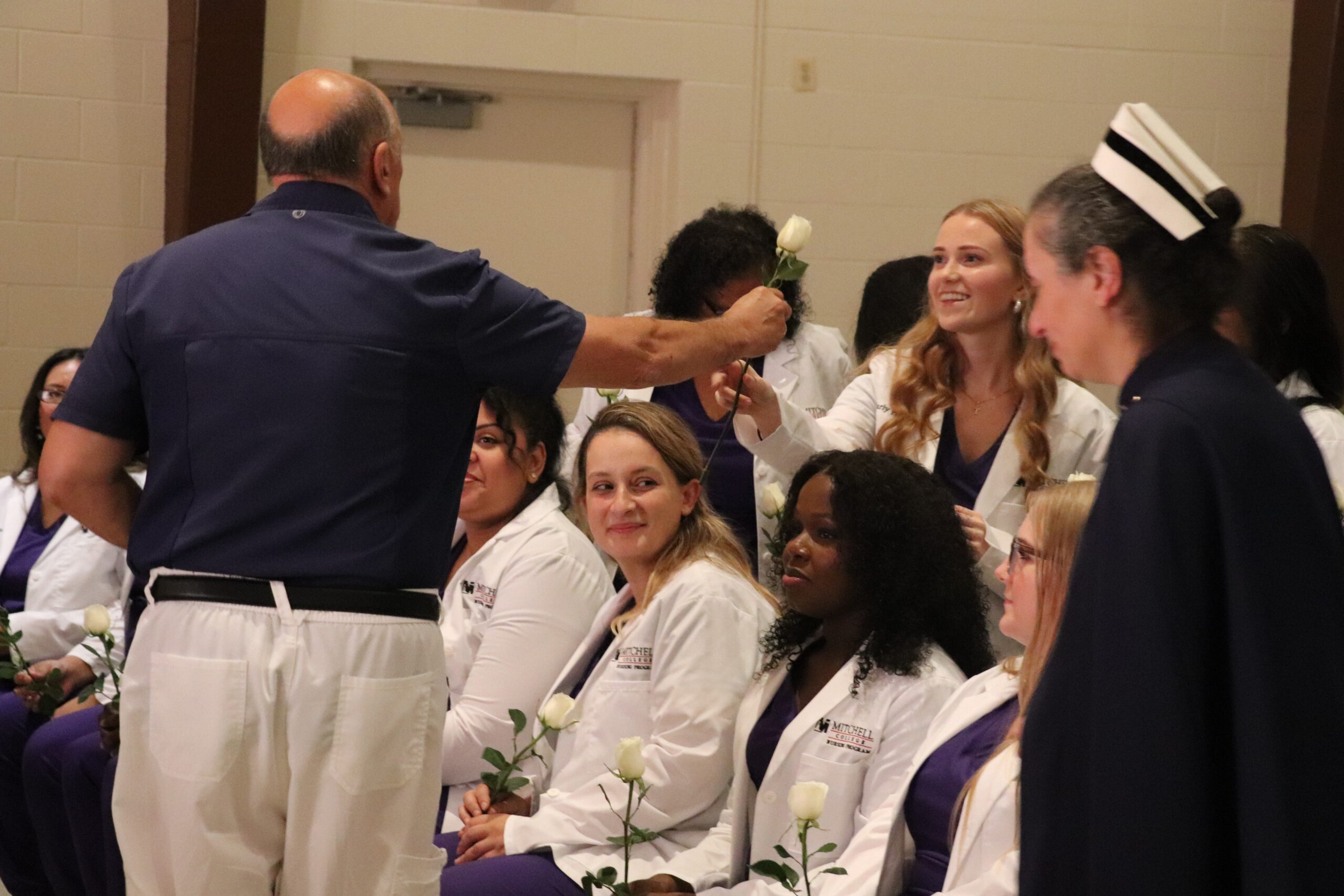 White Coat Ceremony Honors First Cohort of Nursing Students, Mitchell College
